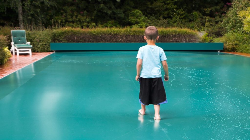 Copertura piscina sicurezza bambini